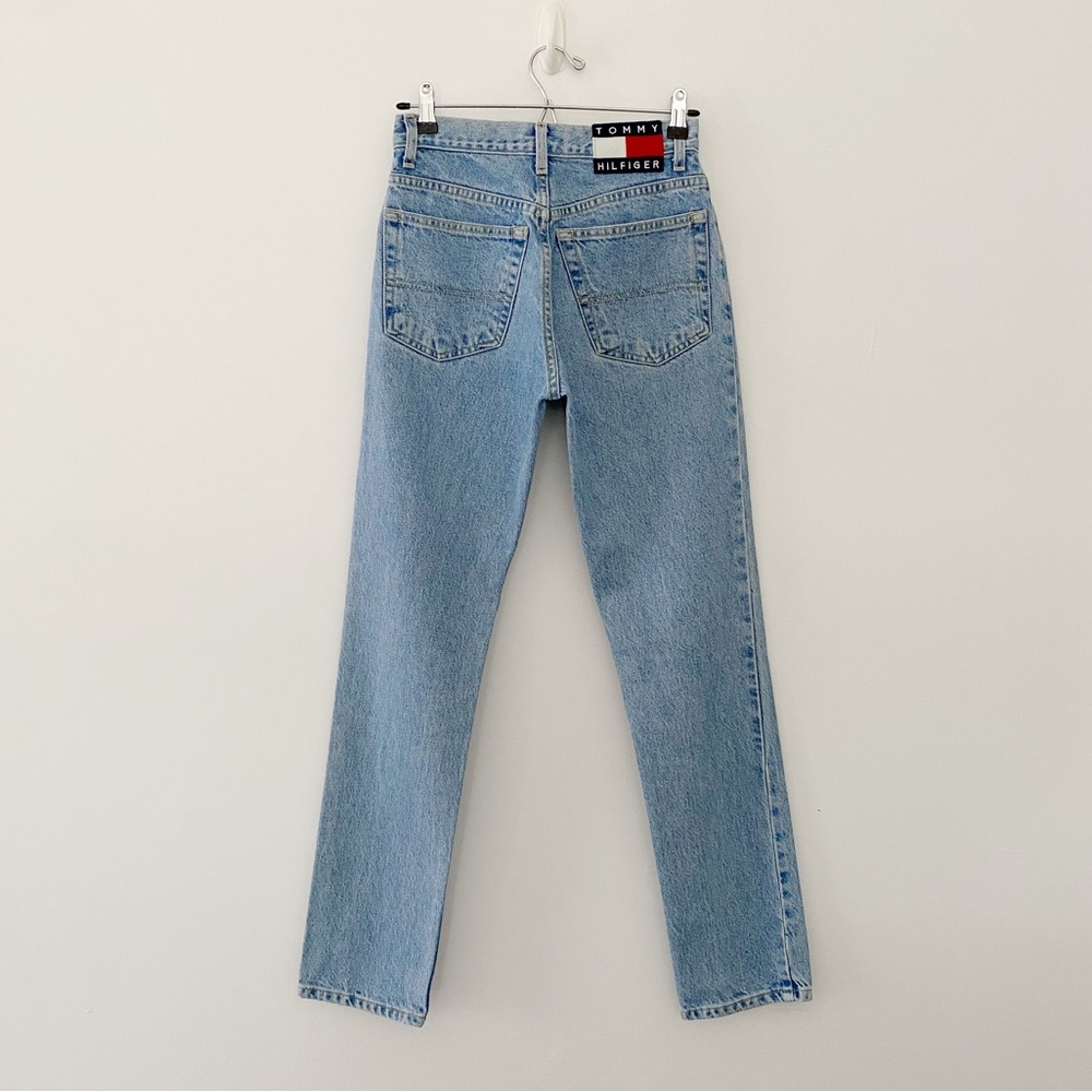 Tommy Hilfiger Vintage ‘98 High Rise Slim Straight Leg Jeans Size 3 - Picture 5 of 11